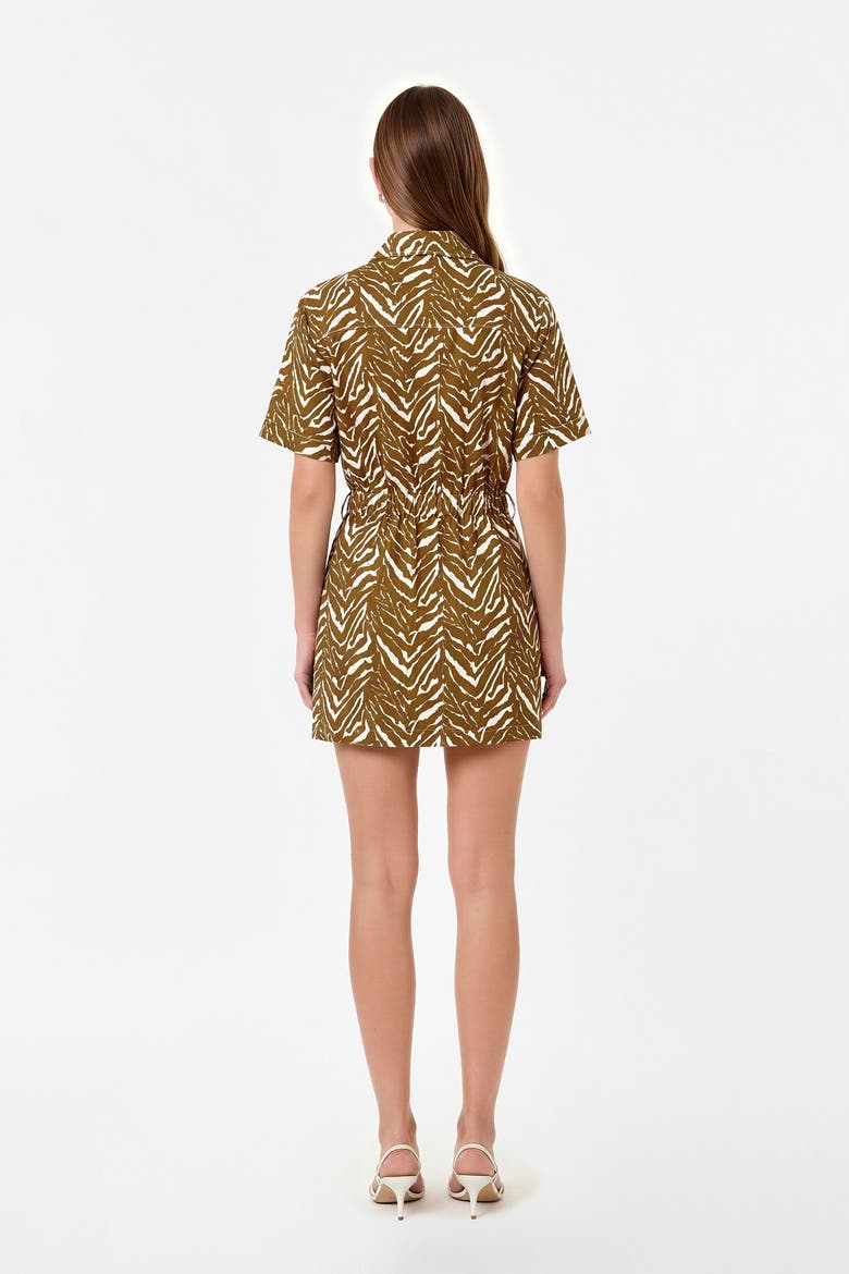 Rianne Print Dress, Alternate, color, ABSTRACT ZEBRA