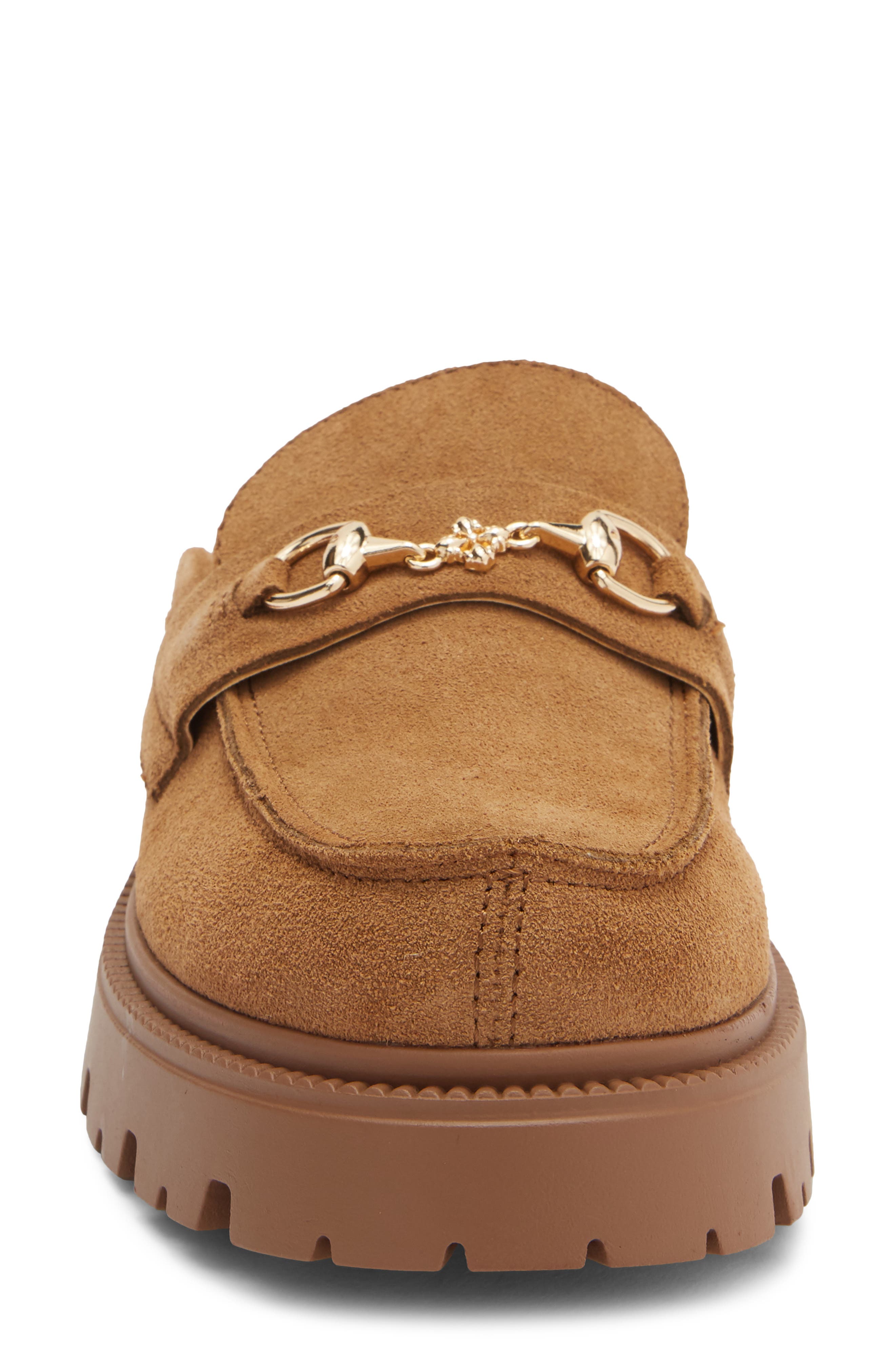Larena Bit Mule, Alternate, color, CHESTNUT SUEDE