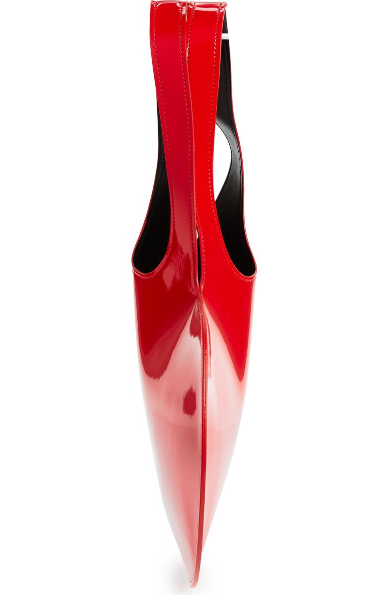 Coperni Mini Heart Patent Faux Leather Tote, Alternate, color,