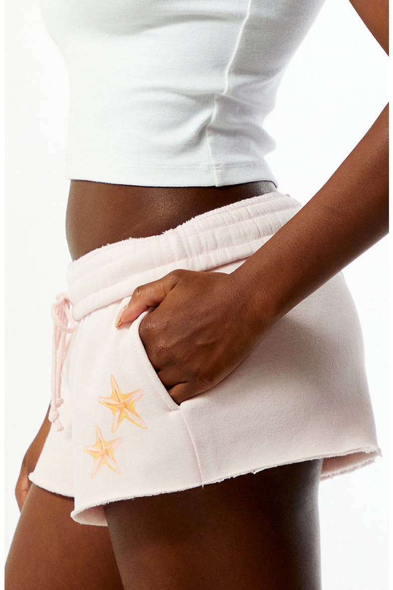 Honolulu Core Graphic Micro Shorts, Alternate, color, LIGHT PINK