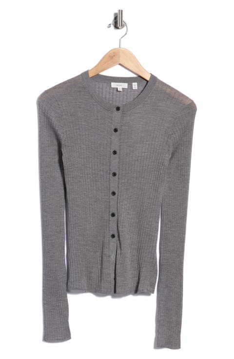 Fisher Merino Wool Cardigan