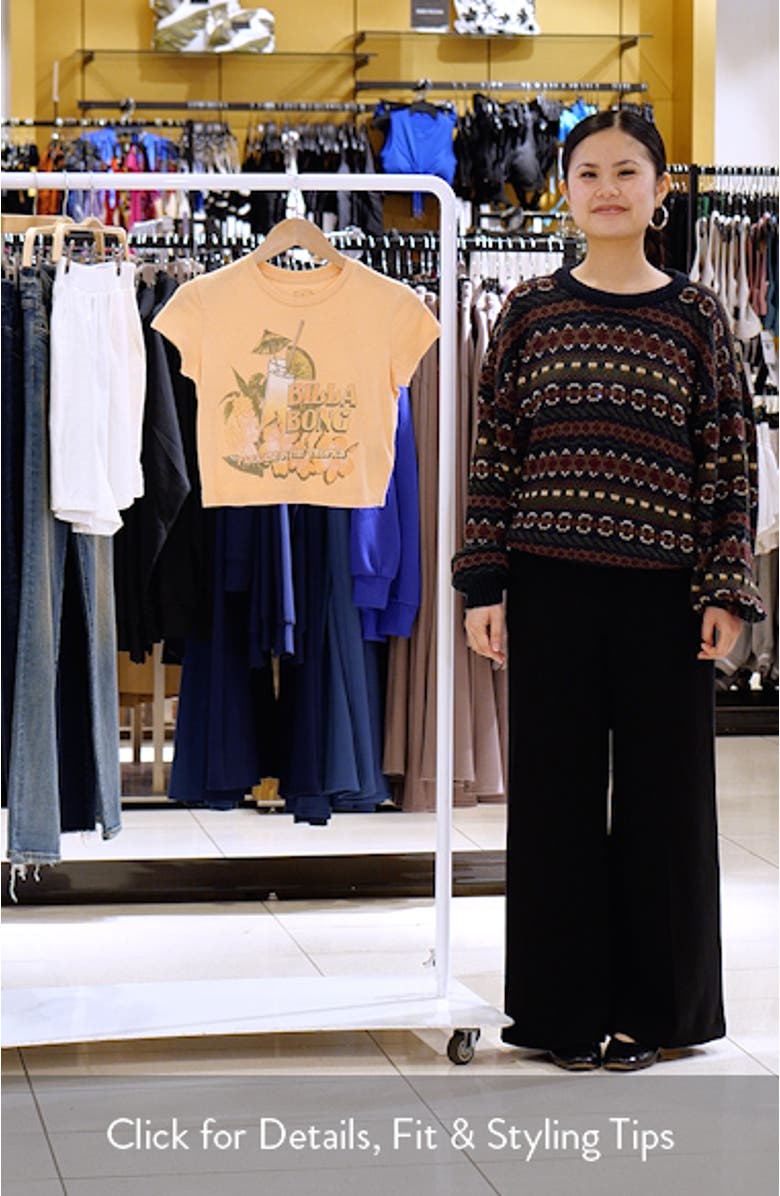 Vacay Awaits Crop T-Shirt, sales video thumbnail