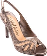 LADY COUTURE Rhinstone Slingback Sandal