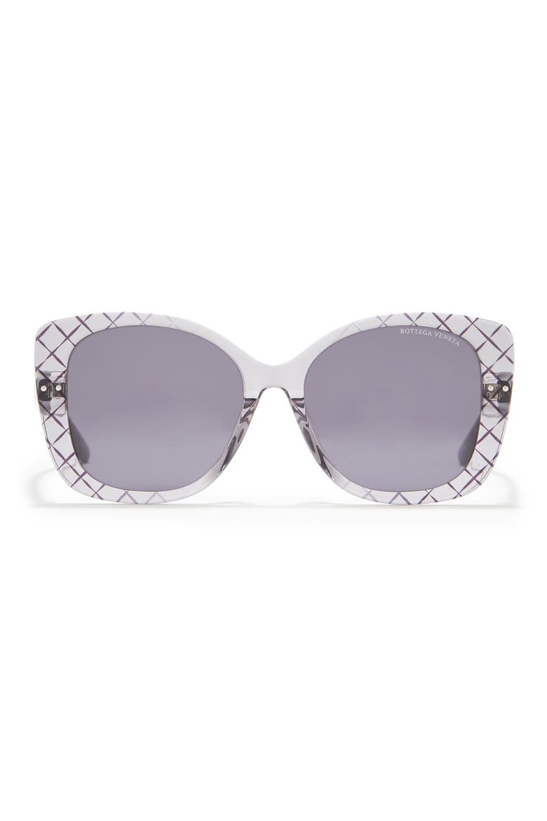 54mm Square Sunglasses, Main, color, GREY GREY GREY/GRY