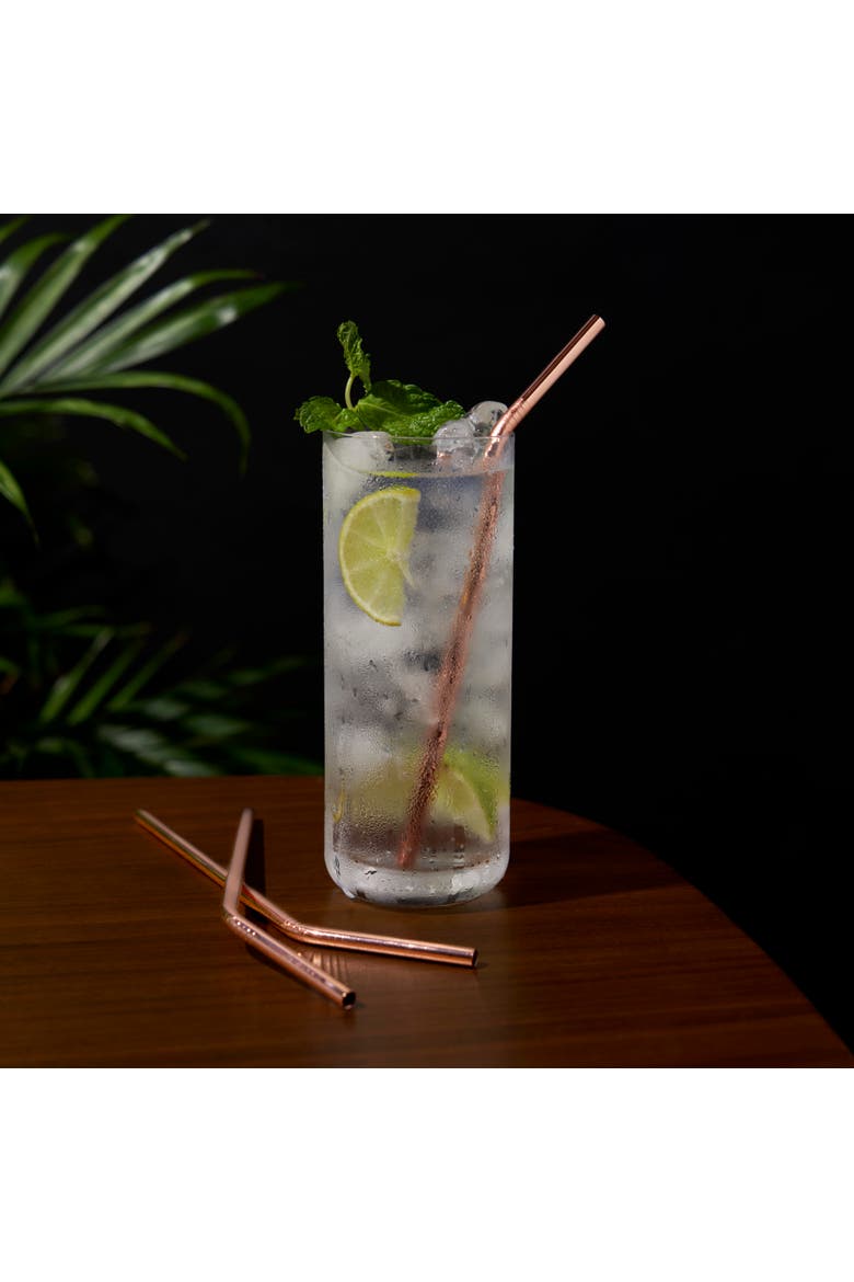 Cocktail Straws, Alternate, color, Summit