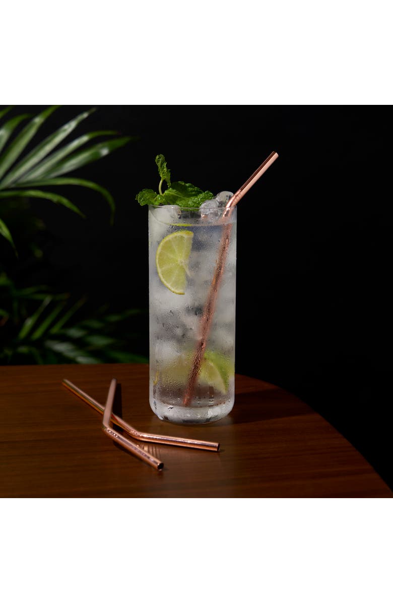 Viski Cocktail Straws, Alternate, color, Summit