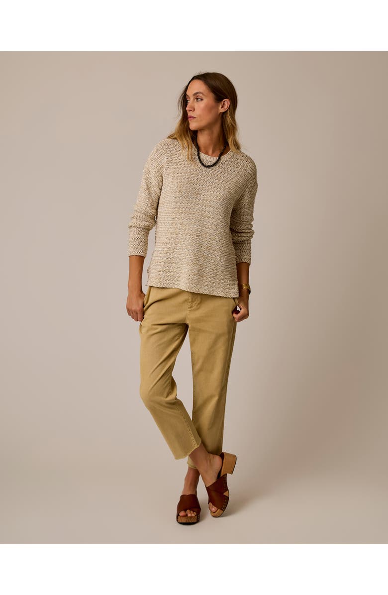 Carve Designs Clarissa Marled Sweater, Main, color, Sand
