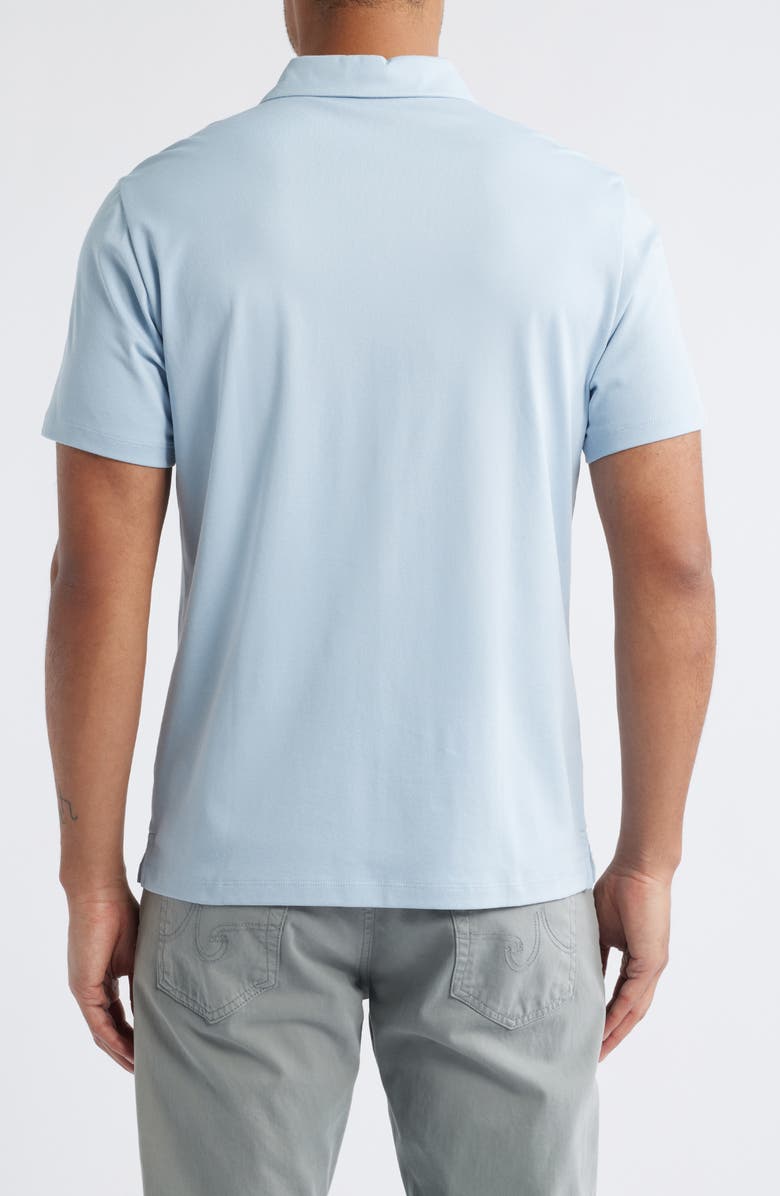 Robert Barakett Northpark Cotton Blend Polo, Alternate, color, Light Blue