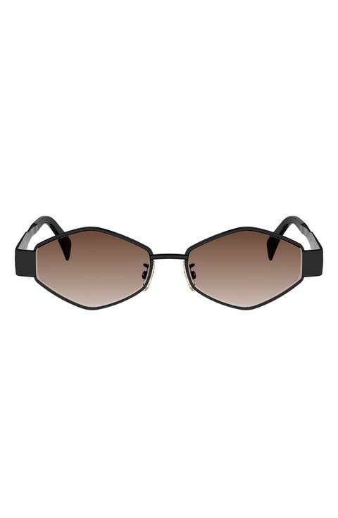 Triomphe 54mm Geometric Sunglasses
