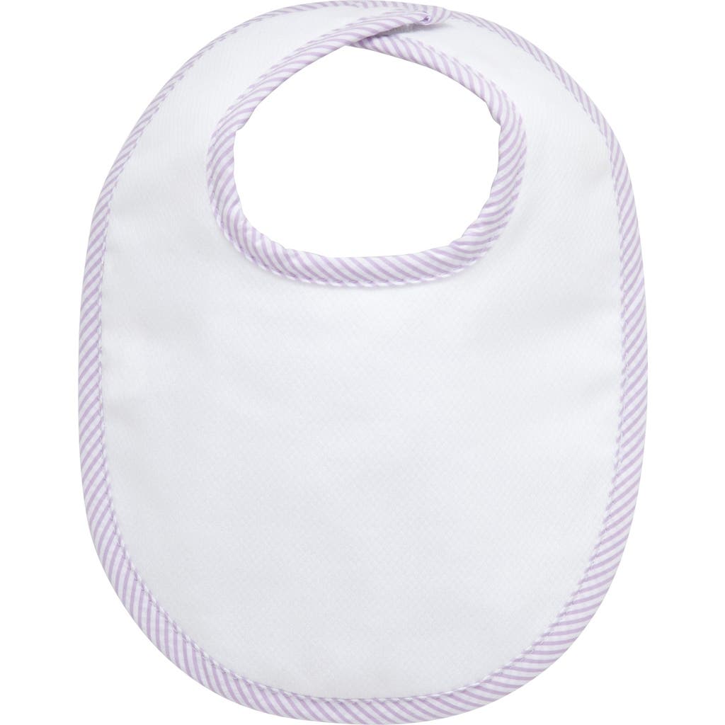3 Marthas Seersucker Stripe Basic Bib