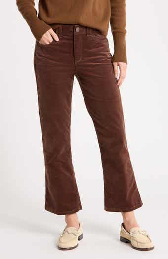 Itty Bitty Crop Corduroy Flare Pants