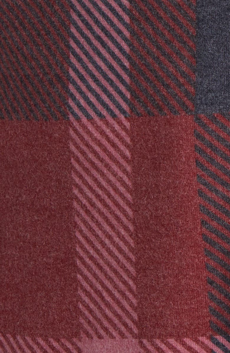 Stone Rose Big Plaid Tech Fleece Button-Up Shirt, Alternate, color,