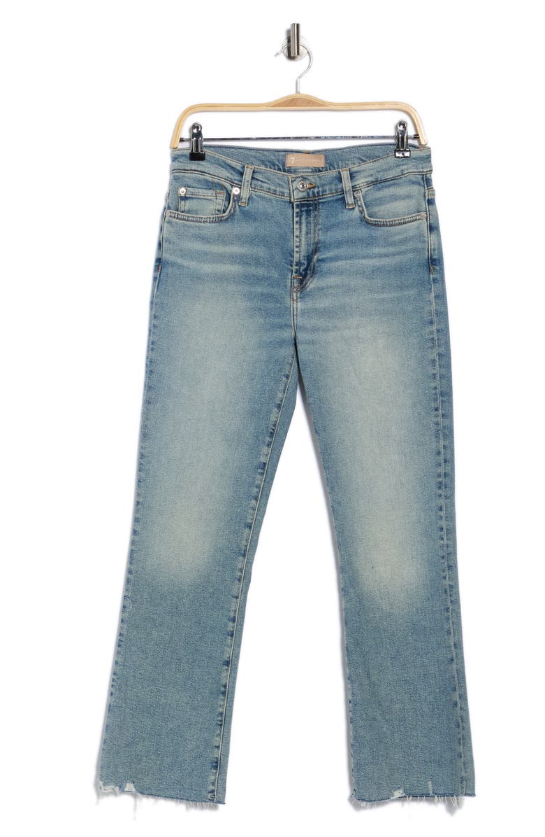 7 For All Mankind Daisy Raw Ankle Bootcut Jeans, Alternate, color, Amuse Me