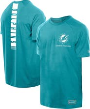 New Era Men's New Era Aqua Miami Dolphins Functional Fandom Reflective T-Shirt