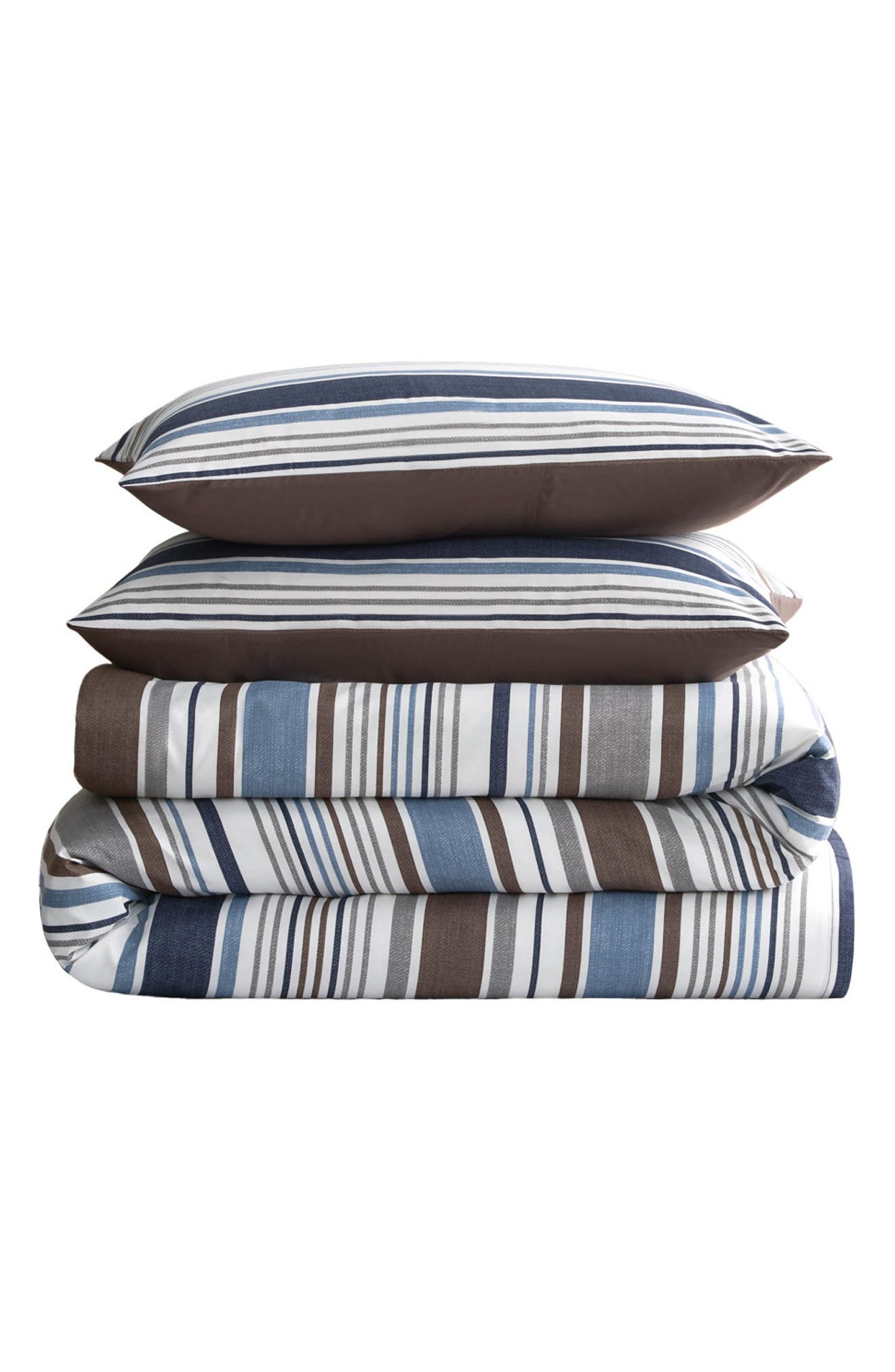 Lucky Brand Monterey Stripe 3-Piece Duvet Set