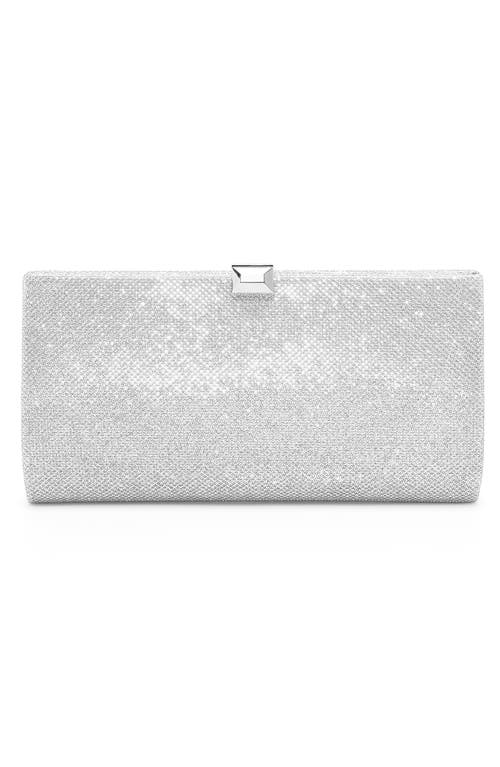 Stuart Weitzman The Vip Clutch In Silver
