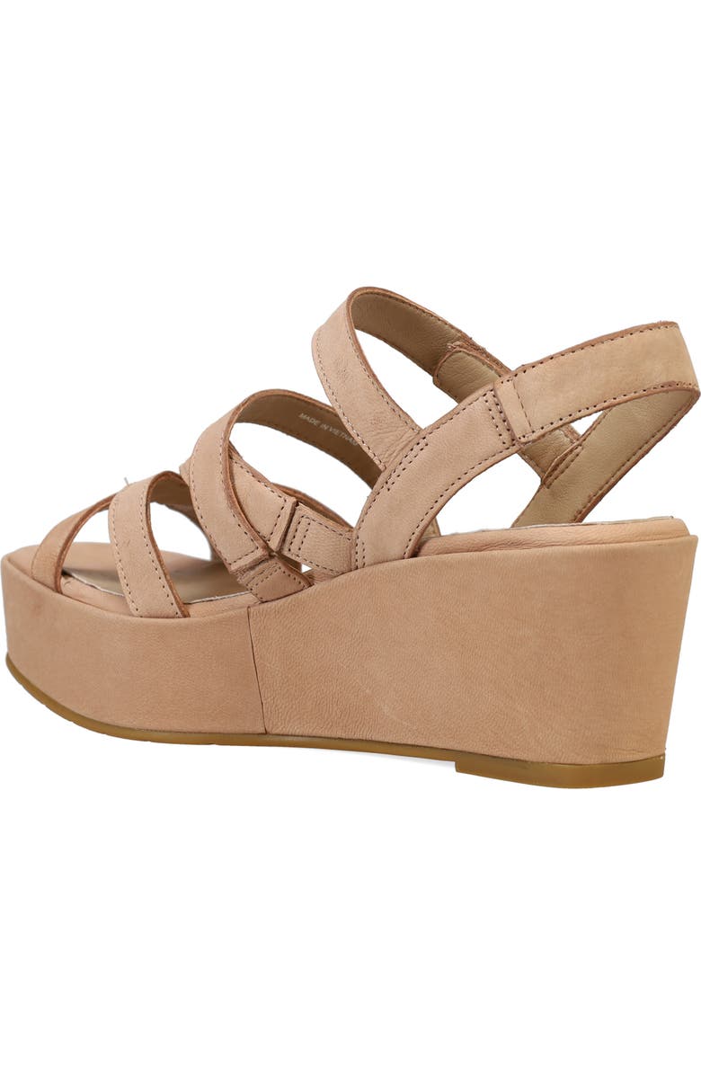 Eileen Fisher Mazy Strappy Platform Sandal, Alternate, color, Latte