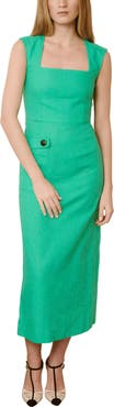 The IQ Collection Gabi Green Dress
