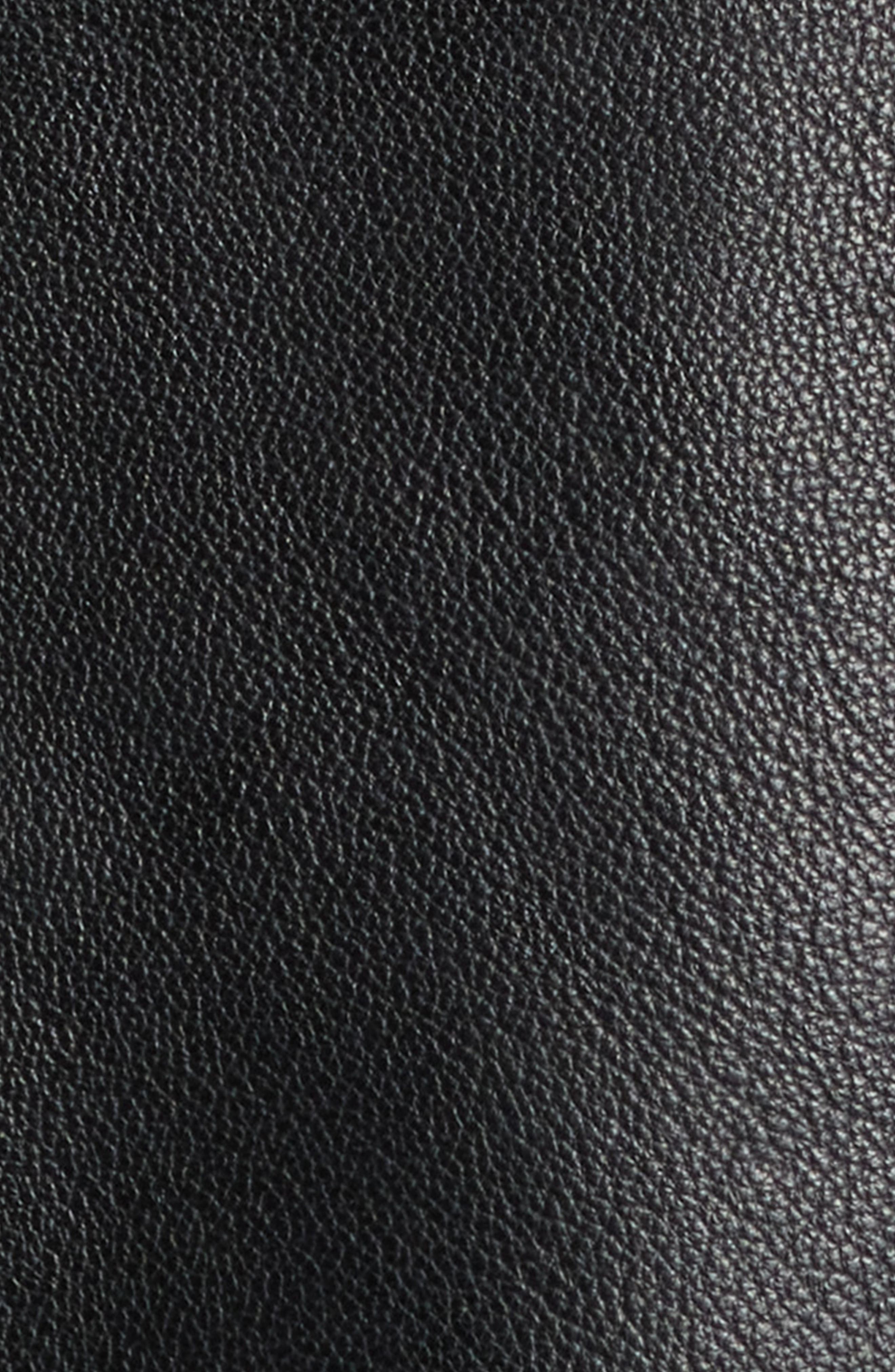 Женские куртки AllSaints Orten Leather Bomber Jacket — фото 5