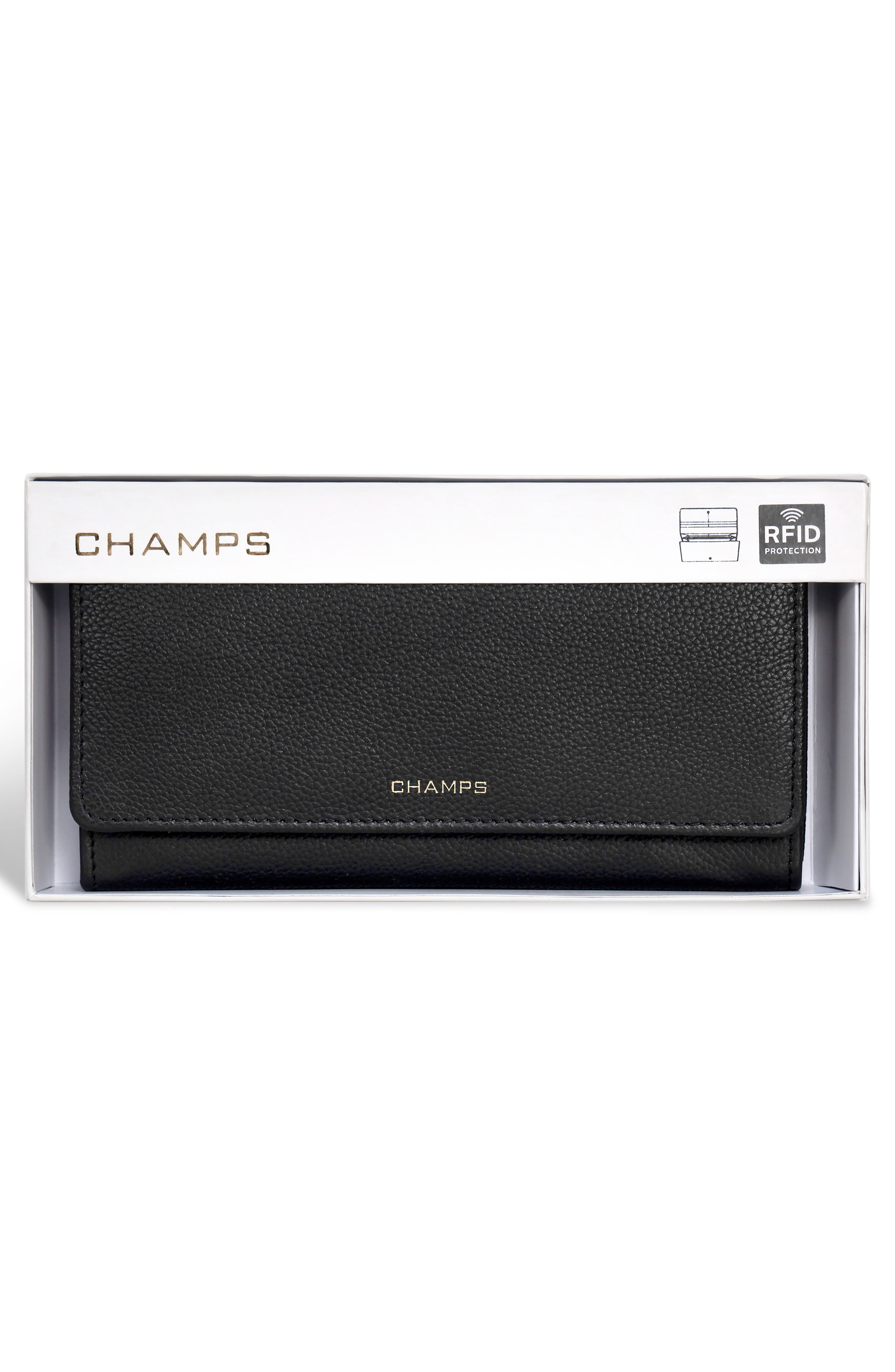 M*y様 bbbllllaaahhh 3-WAY CLUTCH BAG CHAMPS Leather Flap Clutch | Nordstromrack