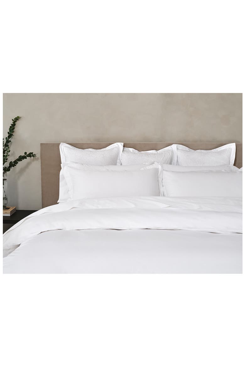 Heirloom Organic Cotton Sateen Sham, Alternate, color, ALPINE WHITE