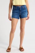 MOTHER The Dodger Frayed Cutoff Denim Shorts