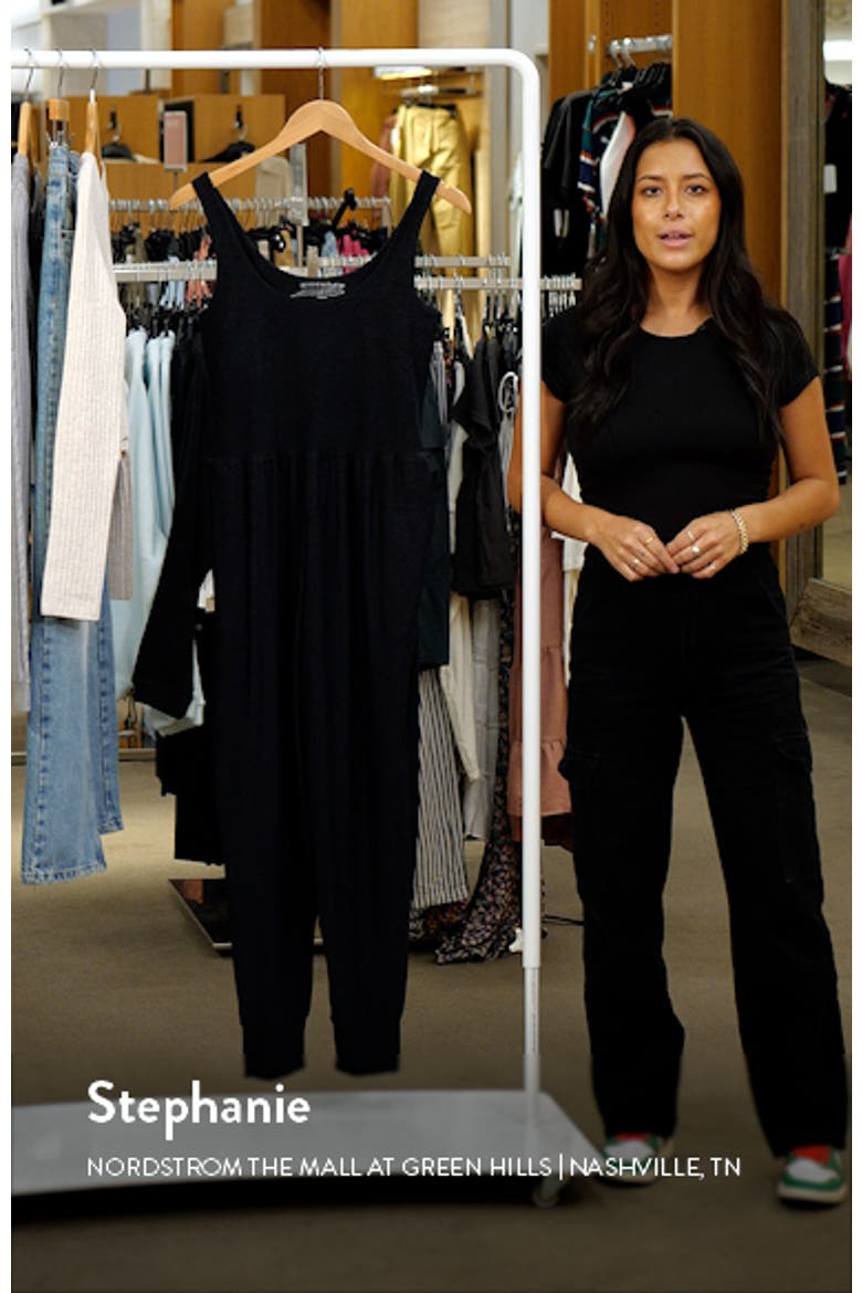 Grow in Comfort Space Dye Maternity Jumpsuit video