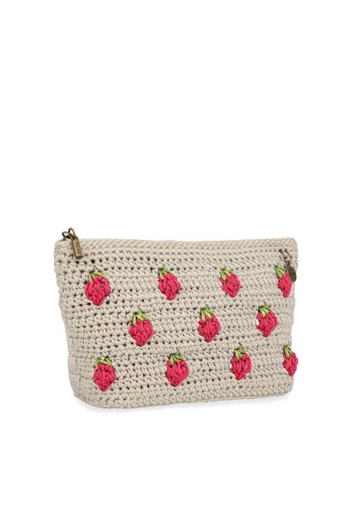 The Sak Essential Medium Pouch In Natural Strawberries