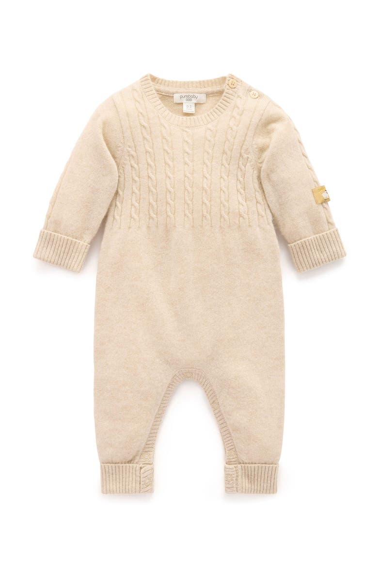Cashmere Coverall, Main, color, Camel Melange