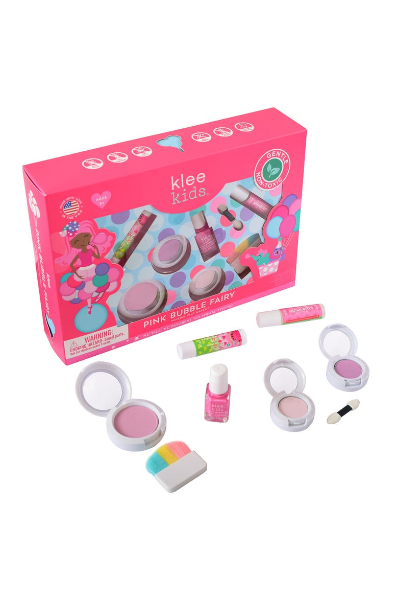 Pink Bubble Fairy - Kids' Mineral Play Makeup Kit, Main, color, Multi