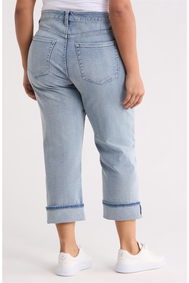 Marley Cuffed Crop Girlfriend Jeans, Alternate, color, CRUISE