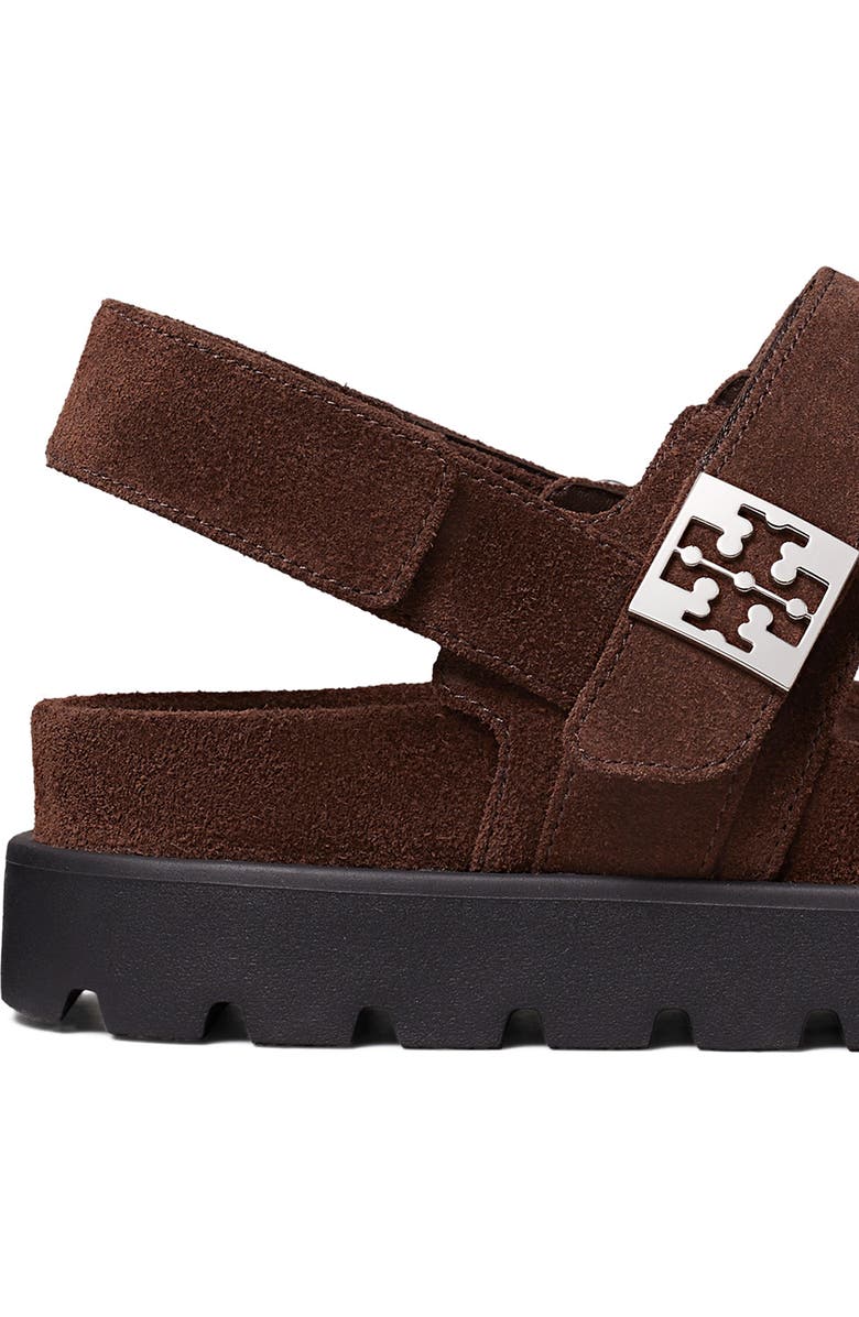 Tory Burch Mellow Sport Sandal, Alternate, color, Dark Cocoa / Perfect Black
