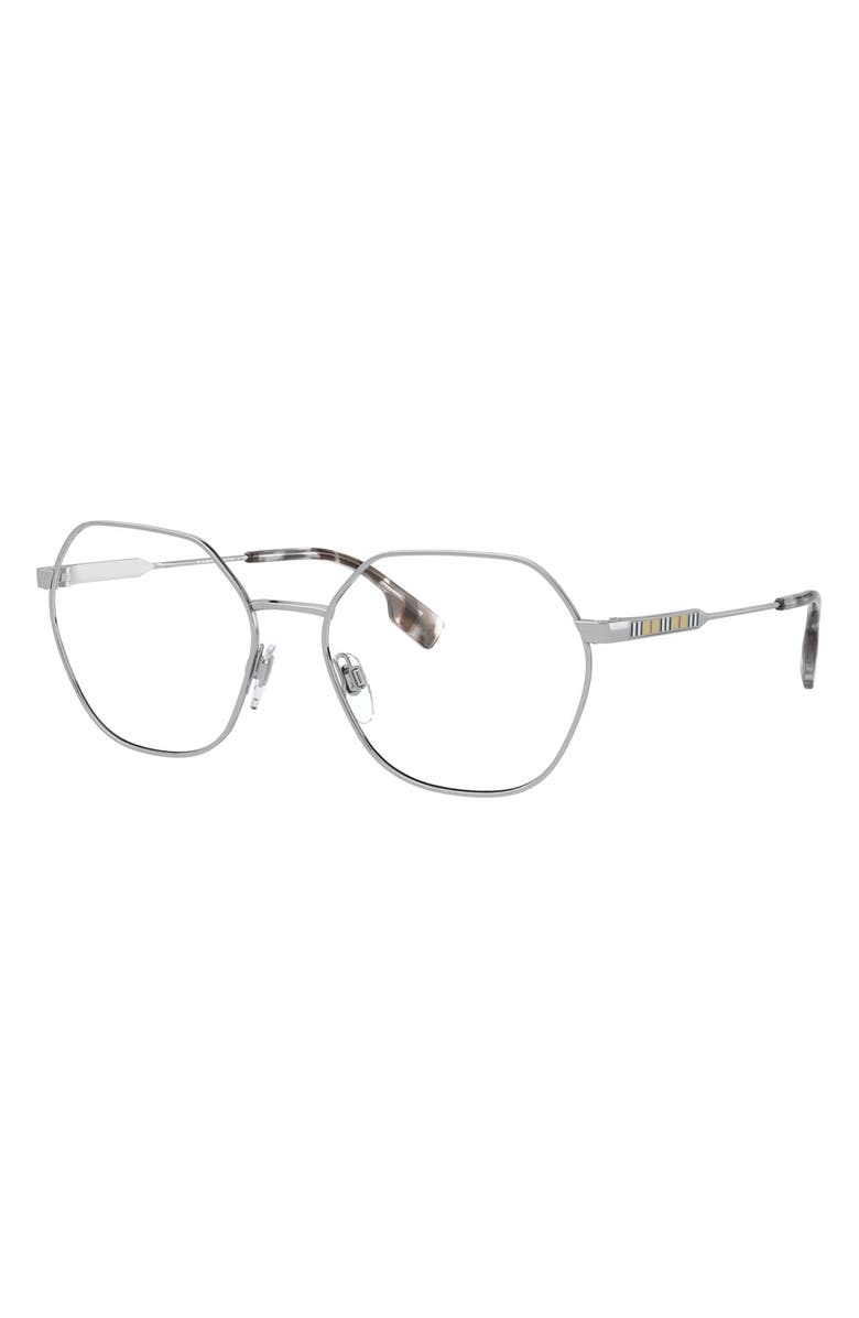 Burberry 54mm Round Optical Glasses, Alternate, color, 