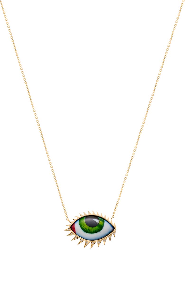 LITO Apollo 13 Grand Vert Necklace, Main, color, Green