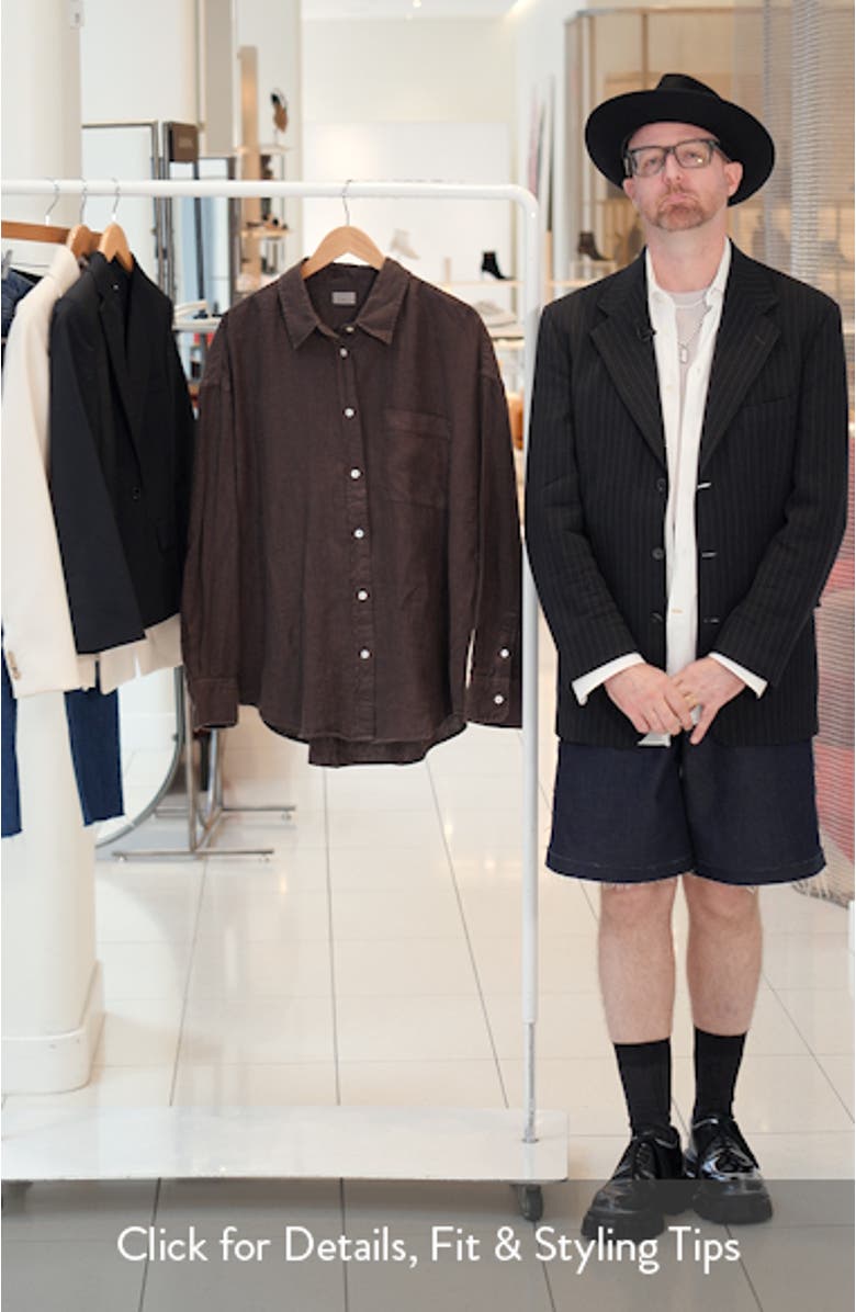 Laguna Linen Button-Up Shirt, sales video thumbnail
