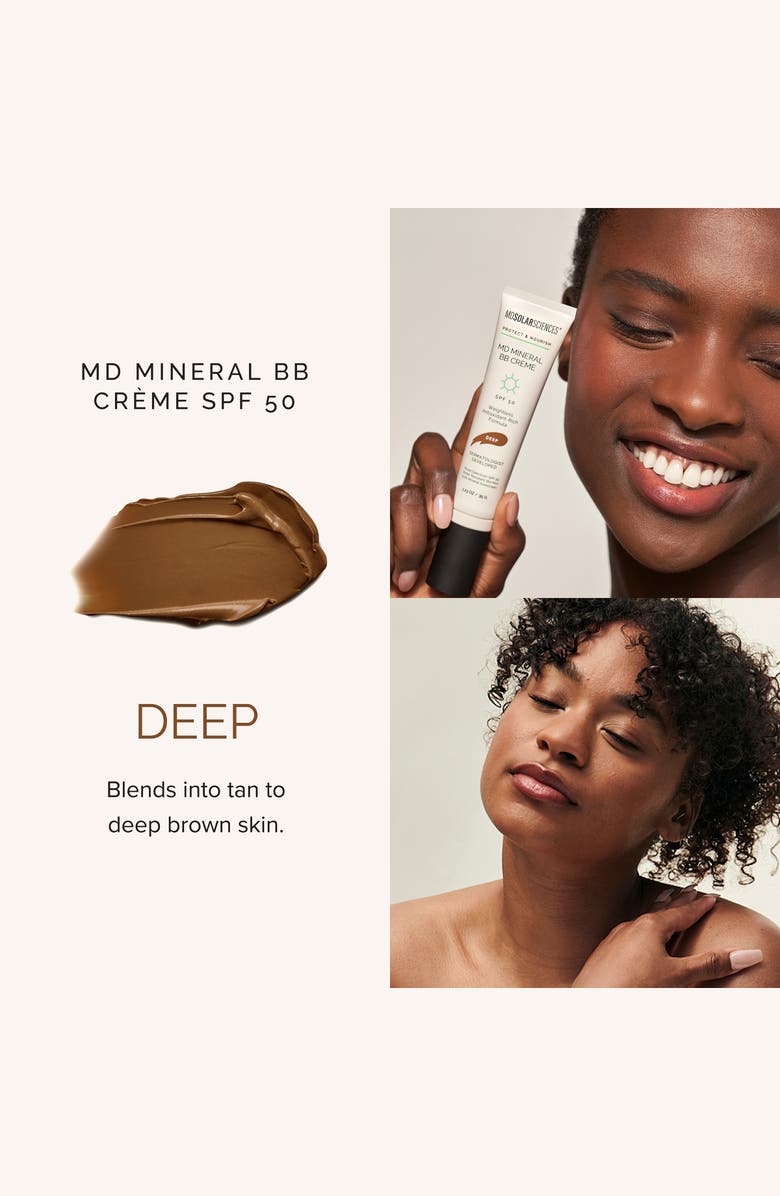 MDSolarSciences MD Mineral BB Crème SPF 50, Alternate, color, Deep