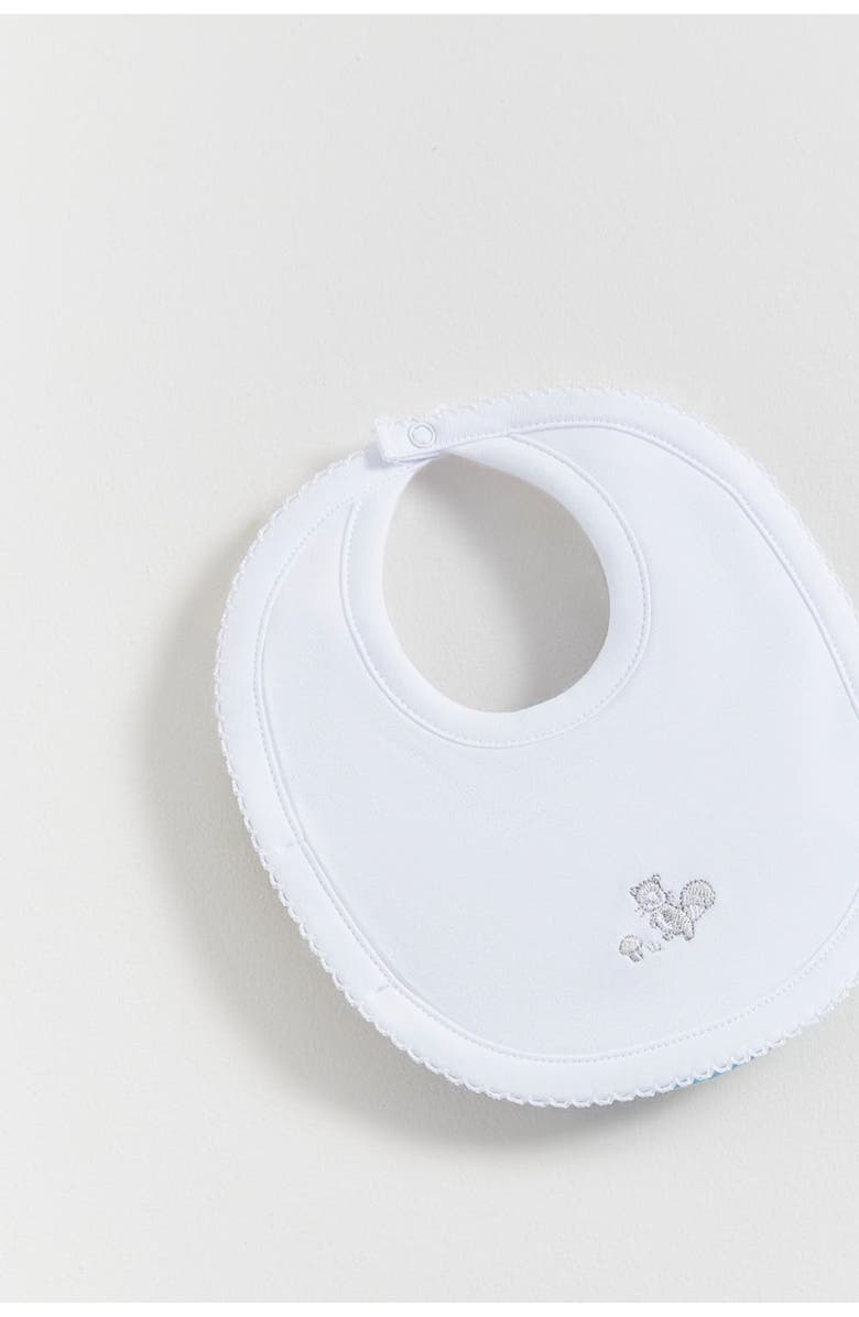 Babycottons Premium Peruvian Pima Cotton In The Woods Small Bib for Infant, Alternate, color, Grey