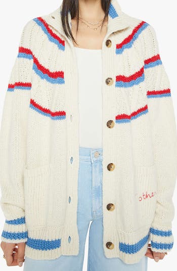 MOTHER The Mock Neck Cardigan | Nordstrom MOTHER The Mock Neck Cardigan | Nordstrom
