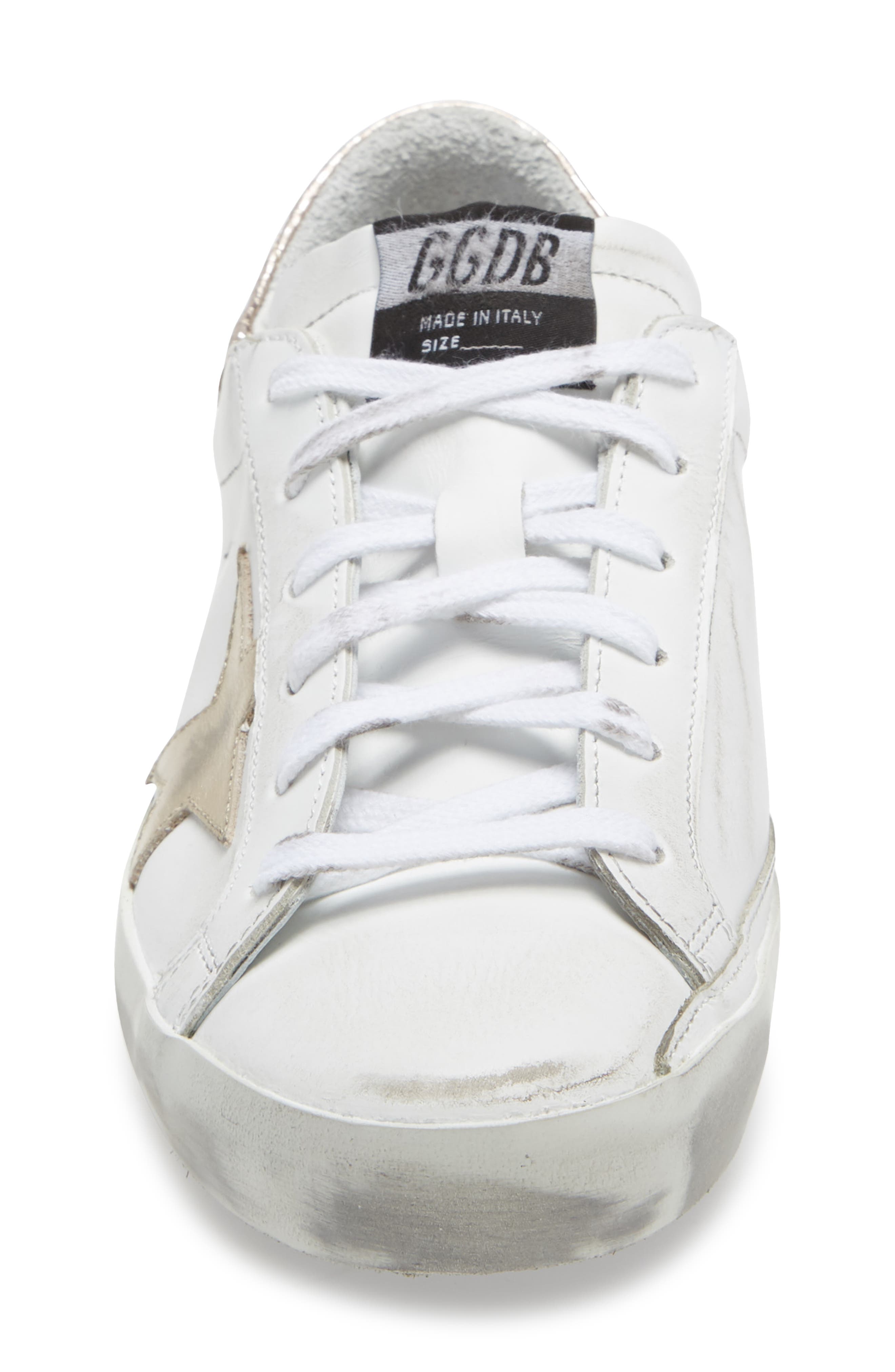 Golden Goose Superstar Low Top Leather Sneaker, Alternate, color, 
