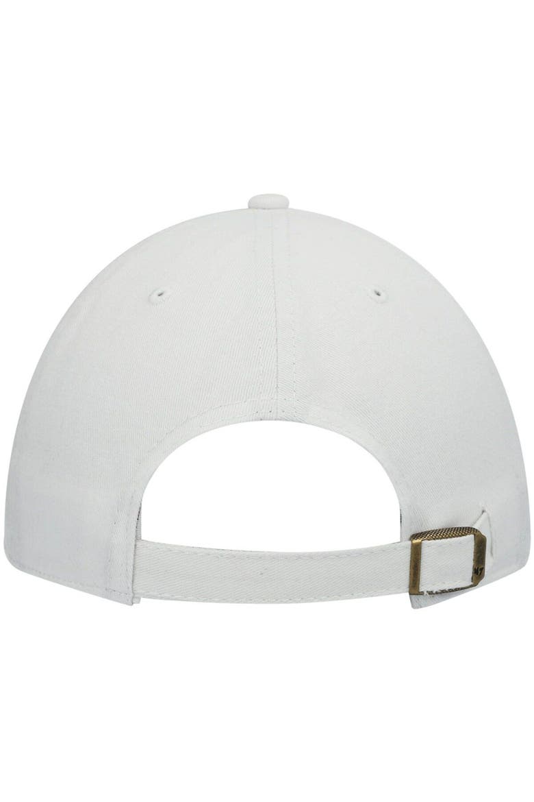 Women's '47 White Miami Dolphins Miata Clean Up Logo Adjustable Hat, Alternate, color, White