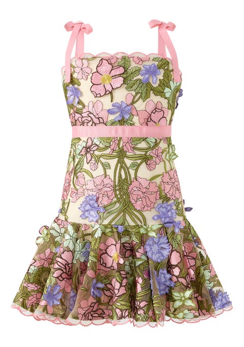 Bonnie Embroidered Mini Dress (Toddler, Little Kid & Big Kid)