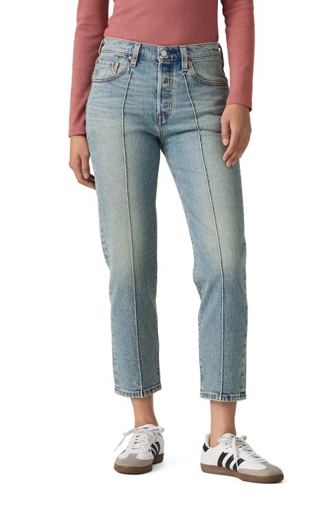 501® High Waist Crop Straight Leg Jeans (What Now)