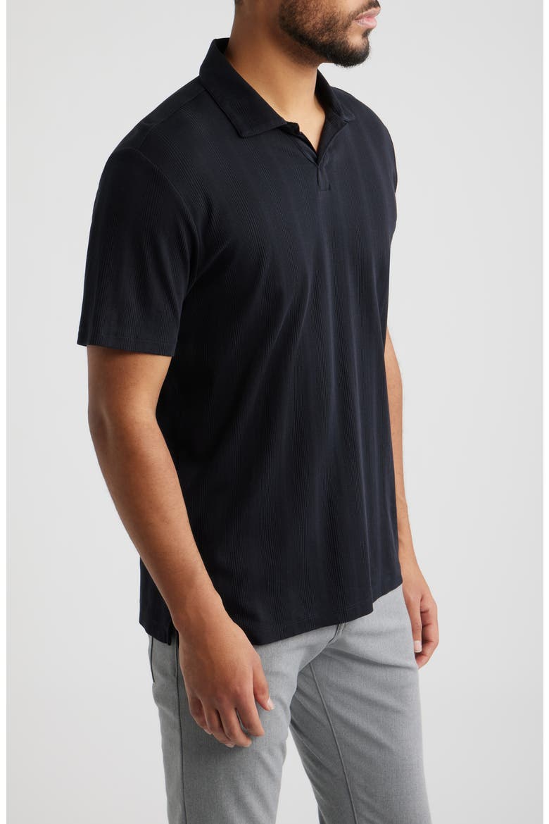 Portmao Johnny Collar Polo, Alternate, color, BLACK