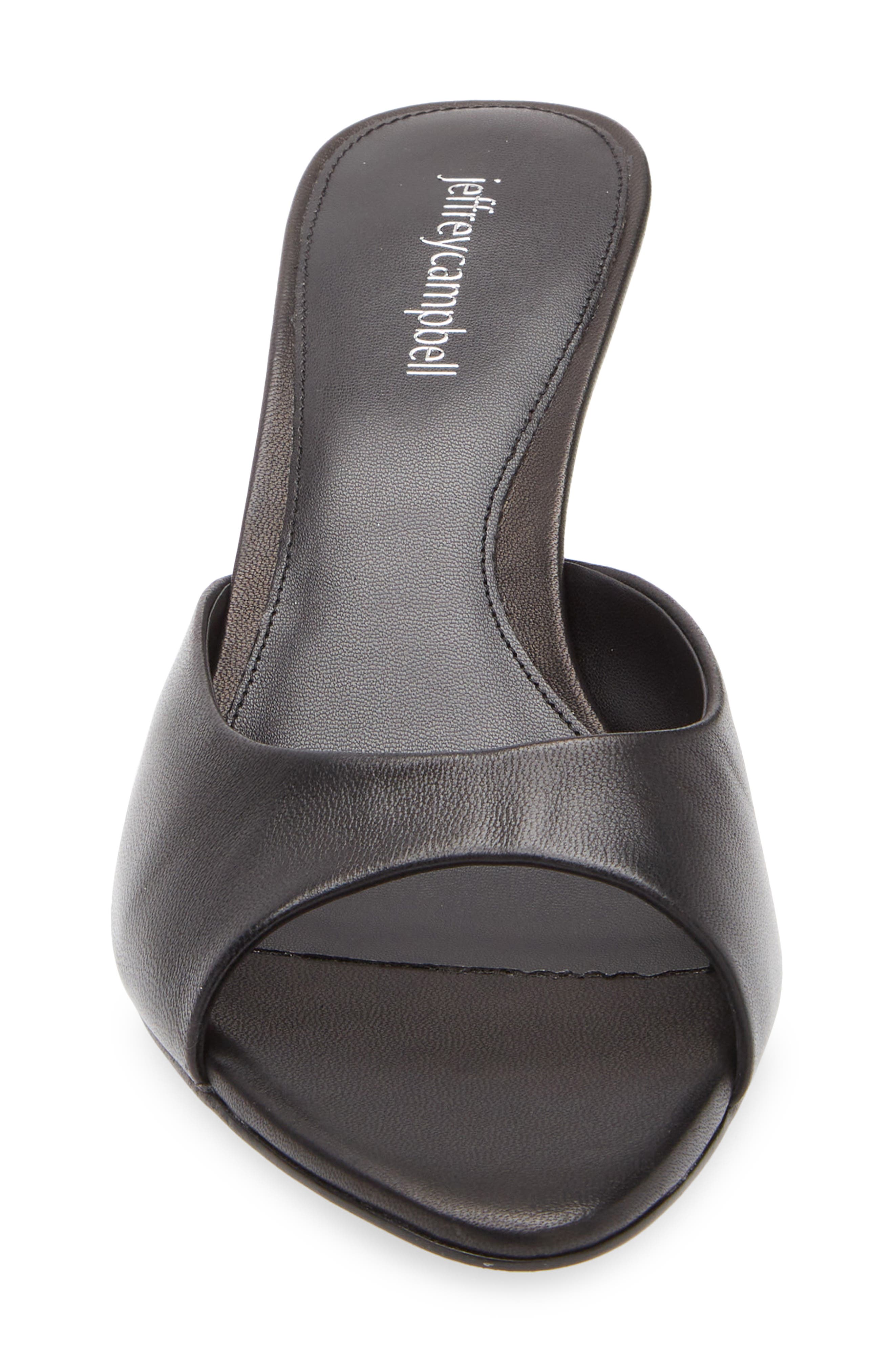 Jeffrey Campbell Spy-Kid Slide Sandal, Alternate, color, Black