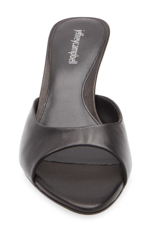Jeffrey Campbell Spy-kid Slide Sandal In Black