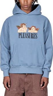 PLEASURES Dynamic Embroidered Cherubs Pullover Hoodie