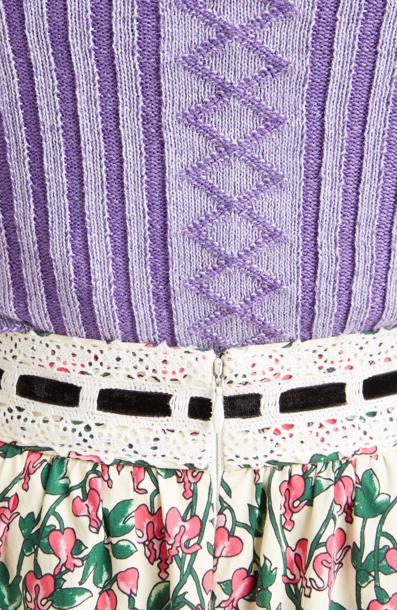 Runway Marc Jacobs MARC JACOBS Rib Knit Wool Blend Cami, Alternate, color, Purple Melange