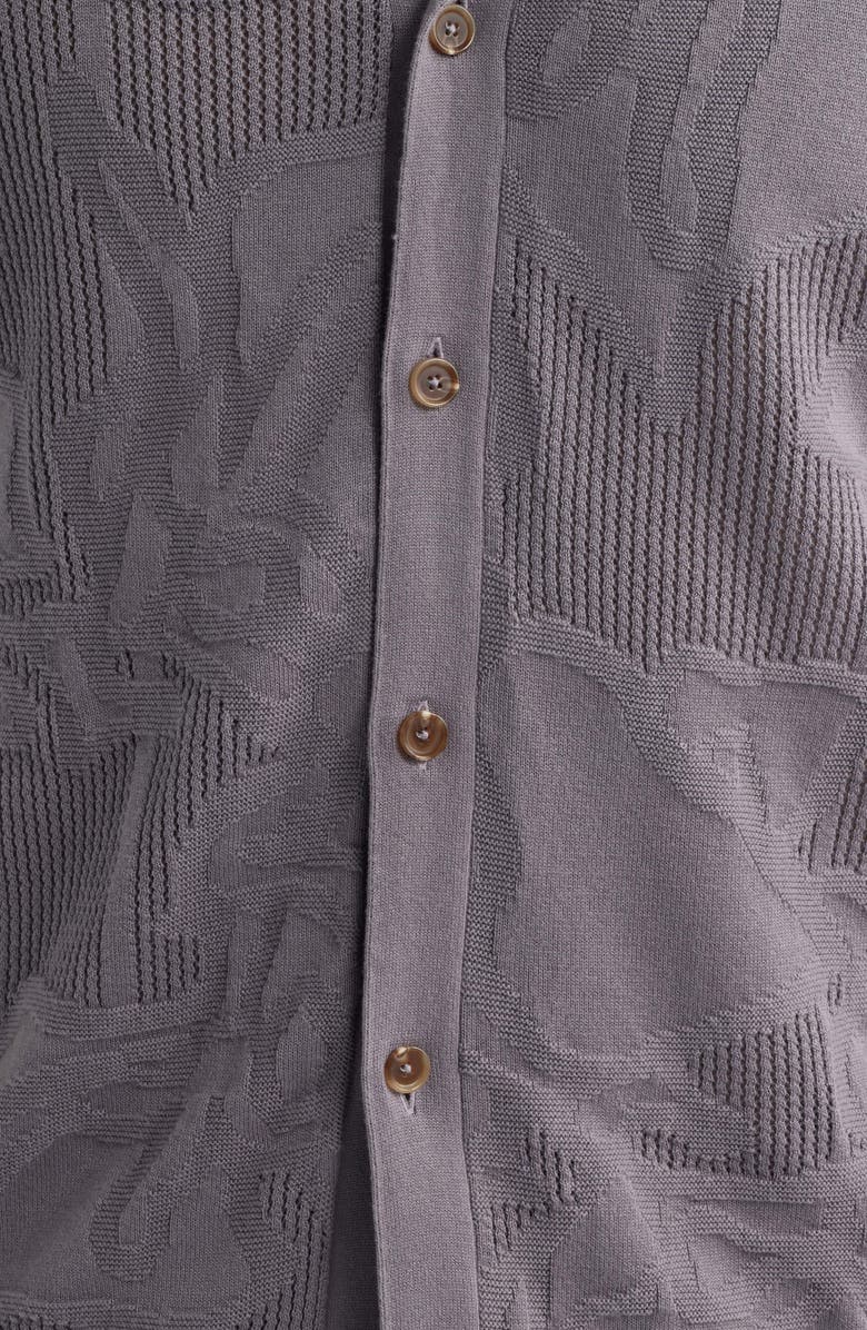 BOSS C-Noy Texture Camp Shirt, Alternate, color, Medium Purple