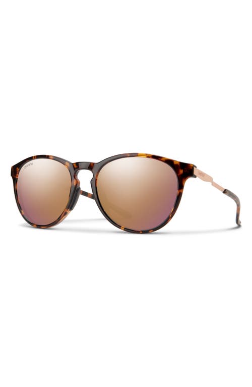 Smith Wander 55mm Chromapop™ Polarized Round Sunglasses In Multi