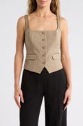 DKNY Button Front Vest